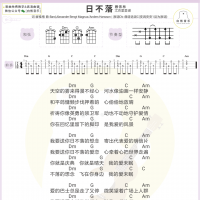 蔡依林《日不落》尤克里里谱及教学视频 白熊音乐