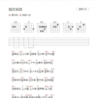 屠洪刚精忠报国吉他谱G调和弦版