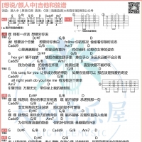 [想说吉他谱]颜人中《想说》吉他谱弹唱和弦版G调及歌词 大树音乐屋 ...