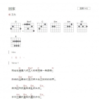 [回家吉他谱]王杰《回家》和弦吉他谱G调