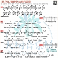 魏奇奇《爱，存在》吉他弹唱曲谱及歌词 大树音乐屋