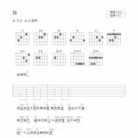[我吉他谱]王杰《我》和弦吉他谱