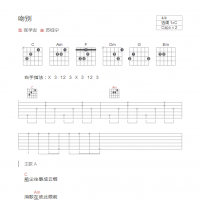 [吻别吉他谱]张学友《吻别》和弦吉他谱
