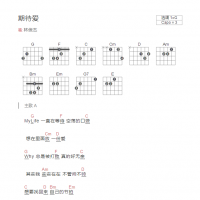 期待爱吉他谱G调和弦版 林俊杰