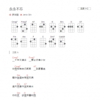 念念不忘尤克里里谱 麦浚龙