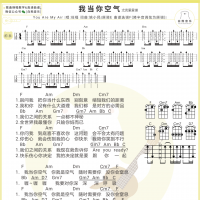 我当你空气尤克里里谱及教学视频  旺福 白熊音乐