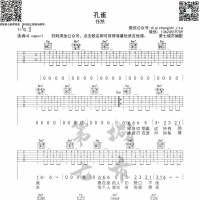 [孔雀吉他谱]任然《孔雀》吉他谱第7城市