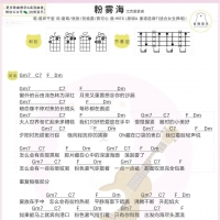 易烊千玺《粉雾海》尤克里里谱女生版 白熊音乐