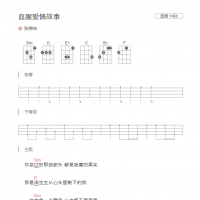 张惠妹 血腥爱情故事尤克里里谱