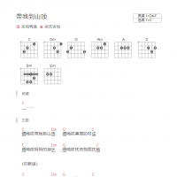 带我到山顶吉他谱和弦版 吉克隽逸