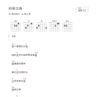 阿果吉曲吉他谱和弦版  海来阿木