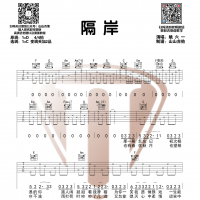[网易云热歌]姚六一《隔岸》吉他谱 山山吉他