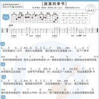 陶喆《寂寞的季节》尤克里里谱 白熊音乐