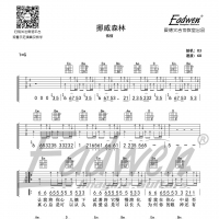 伍佰《挪威的森林》吉他谱及教学视频[137]爱德文吉他教室