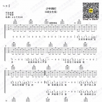 少年锦时吉他谱G调女生版 （无大横按） 小宁吉他