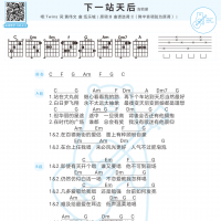 Twins《下一站天后》吉他谱和弦版及歌词 白熊音乐