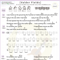 Tamas Wells《Valder Fields》尤克里里弹唱谱 白熊音乐