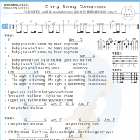[乐队的夏天2]Joyside与Miumiu《Dong Dong Dong》尤克里里谱 白熊音乐 ...