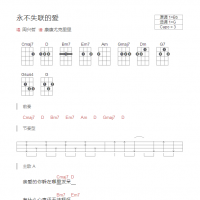 永不失联的爱尤克里里谱 周兴哲