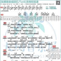 Tank《如果我变成回忆》吉他弹谱和弦版  大树音乐屋