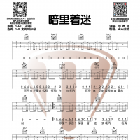 刘德华《暗里着迷》C调吉他谱 山山吉他