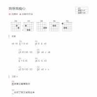 我恨我痴心吉他谱和弦版 刘德华