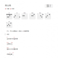 南山南吉他谱和弦版 马頔