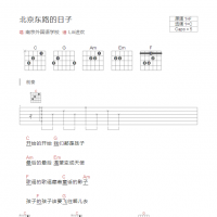 北京东路的日子吉他谱和弦版  南京外国语学校