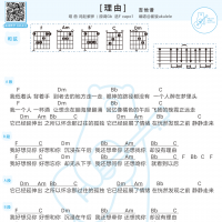 赵紫骅原创《理由》吉他谱及歌词 白熊音乐