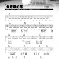 梁静茹《会呼吸的痛》吉他弹唱谱及教学视频 蓝莓吉他