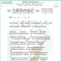 王贰浪《把回忆拼好给你》尤克里里谱 白熊音乐