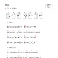 是否尤克里里谱 苏芮