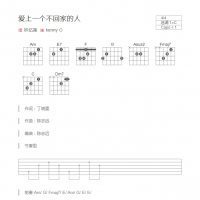 爱上一个不回家的人吉他谱C调和弦版 林忆莲