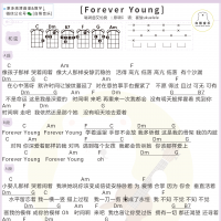 单依纯《Forever Young》尤克里里谱 白熊音乐