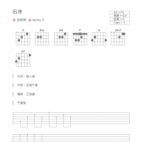 后来吉他谱和弦版 刘若英
