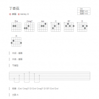 丁香花吉他谱G调和弦版 唐磊