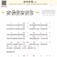 毛不易《给你给我》吉他谱及歌词  白熊音乐