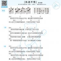 小乐哥《执迷不悟》吉他谱及歌词 白熊音乐