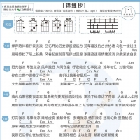 银临&云の泣《锦鲤抄》尤克里里谱  白熊音乐