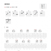 [适合新手]醒着醉吉他谱和弦版 王贰浪