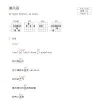 暴风雨吉他谱和弦版 Higher Brothers