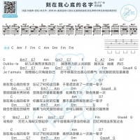 卢广仲《刻在你心底的名字》吉他谱 白熊音乐