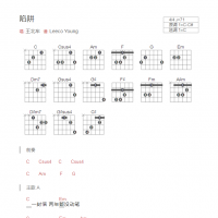 陷阱吉他谱和弦版 王北车