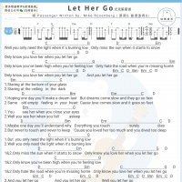 Passenger《Let Her Go》尤克里里谱 白熊音乐