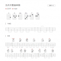 五月天歌曲串烧尤克里里谱 五月天