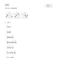 送别吉他谱G调和弦版 朴树