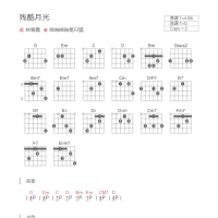 残酷月光吉他谱和弦版 林宥嘉