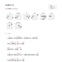 残酷月光吉他谱G调和弦版 林宥嘉