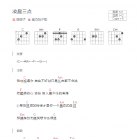 凌晨三点吉他谱和弦版  陈硕子