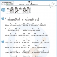 苏琛《欢》尤克里里谱 白熊音乐